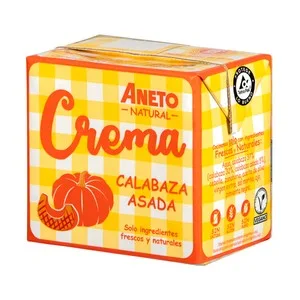 Aneto Crema Natural Calabaza Asada 500 G. 500 ML