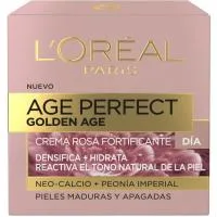 Crema Rosa Fortificante de Día L`oreal Golden Age, Tarro 50 Ml