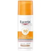 Crema Solar Facial Spf50+ Color Eucerin, Dosificador 50 Ml