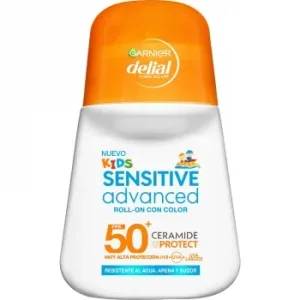 Crema Solar Roll-on con Color Kids Sensitive Spf50+ Garnier 50 Ml.