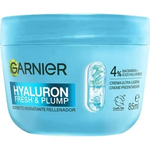 Crema Ultra Ligera Sorbete Hidratante Rellenador con Ácido Hialurónico y Niacinamida para Todo Tipo de Pieles Garnier