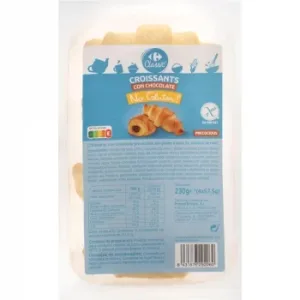 Croissant con Chocolate Carrefour Classic No Gluten sin Gluten 230 G.