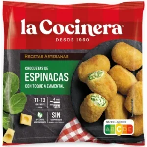 Croquetas de Espinacas Recetas Artesanas la Cocinera 400 G.