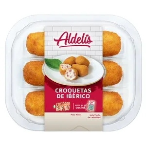 Aldelís Croquetas de Ibérico Prefritas Aldelís 6 Uds. 190 G