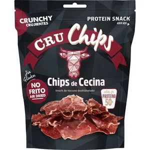 Cru Chips Snack de Cecina de Vacuno Deshidratado sin Gluten Cecinas Pablo