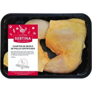 Cuartos Traseros de Pollo Certificado 2 Unidades Peso Aproximado Sertina