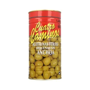 Cuatro Caminos Aceituna Rellena 600 G.