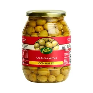 Cuatro Caminos Aceitunas Verdes con Hueso 600 G.