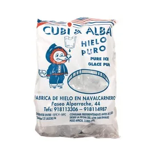 Cubi&alba Bolsa de Cubitos de Hielo 2 Kg. 2000 G