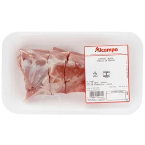 Cuello en Trozos de Cordero Lechal, Ideal para Guisos o Asados 300 G