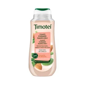 Timotei Cuidado Suave Champú 2 en 1 para Todo Tipo de Cabellos 300 Ml.