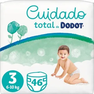 Cuidado Total Pañales Unisex de 6 a 10 Kg Talla 3 Dodot