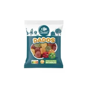 Dados de Goma Carrefour Classic sin Gluten 250 G.