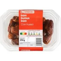 Dátil con Hueso Eroski, Bandeja 250 G