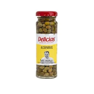 Delicias Alcaparras en Vinagre de Vino de Jerez Frasco de 65 G.