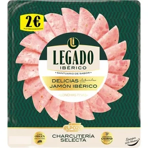 Delicias Elaboradas con Jamón Ibérico en Lonchas Elpozo