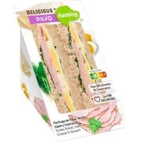 Sandwich Delicious con Pavo Ñaming, 1 Ud, 200 G