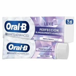 Dentífrico Perfección Blanqueamiento Avanzado 3d White Luxe Oral-b 75 Ml.