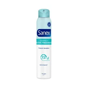 Sanex Dermo+ Active Freshness Desodorante en Spray para Mujer, Antitranspirante hasta 72 Horas 200 Ml.