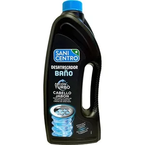Desatascador Baño Acción Turbo para Cabello y Jabón Sanicentro