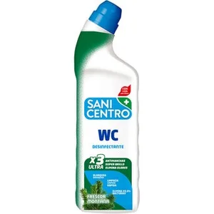 Desinfectante WC Gel X3 Ultra Frescor de Montaña  Sanicentro 1 L