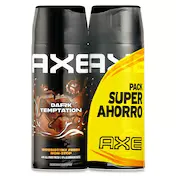 Desodorante Dark Temptation Duplo Axe Spray 300 Ml