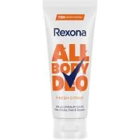 Desodorante en Crema All Over Body Citrus Rexona, Tubo 75 Ml