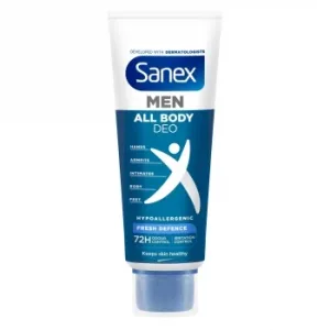 Desodorante en Crema Todo el Cuerpo Deo Frescor Total Men Sanex 75 Ml.