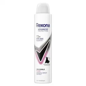 Desodorante en Spray Antitranspirante Invisible Pure Rexona 200 Ml.