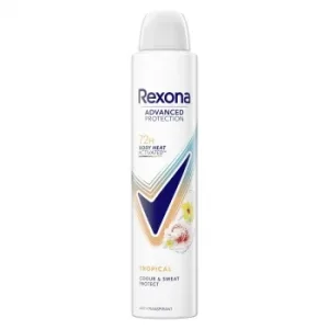Desodorante en Spray Antitranspirante Tropical Rexona 200 Ml.