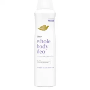 Desodorante en Spray Aroma de Lavanda y Manzanilla Dove 150 Ml.