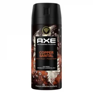 Desodorante en Spray Copper Santal Axe 150 Ml.