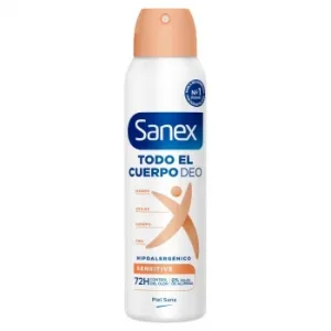 Desodorante en Spray Todo el Cuerpo Sanex 150 Ml.