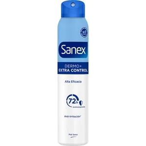 Desodorante Extra Control Micro Talco 72h Unisex 0% Alcohol Sanex Dermo