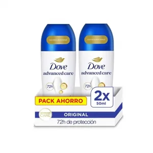 Desodorante Roll-on Original Dove Pack de 2 Unidades de 50 Ml.