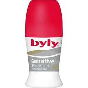 Desodorante Roll-on Sensitive sin Perfume con Seda Byly