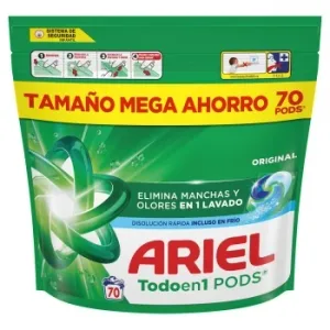 Detergente en Capsulas Original Ariel 70 Lavados.