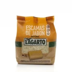 Detergente en Polvo Escamas de Jabón Natural Lagarto 400 G.