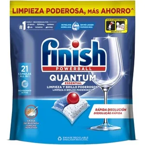 Detergente Lavavajillas Powerball Quantum Essential All In 1  Finish 21.06 Dosis
