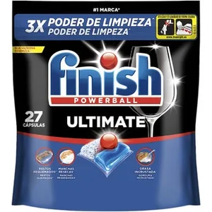 Detergente Lavavajillas Powerball Ultimate  Finish 27.24 Dosis
