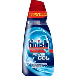 Detergente Lavavajillas Todo en 1 Max Power Gel Brillo y Protección Finish