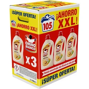 Detergente Líquido Corazón de Marsella Caja con 3 Ahorro XXL Omino Bianco