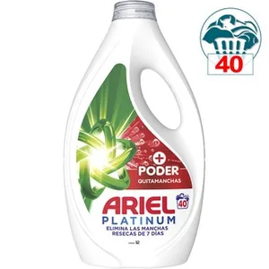 Detergente Líquido Extra Poder Quitamanchas Oxi  Ariel 40.32 Dosis