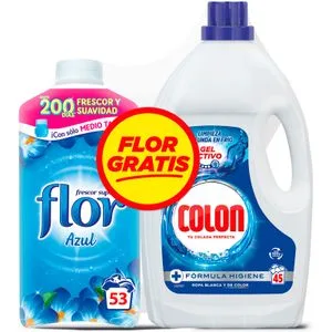 Detergente Líquido Gel Activo+flor Gratis 45 Lv