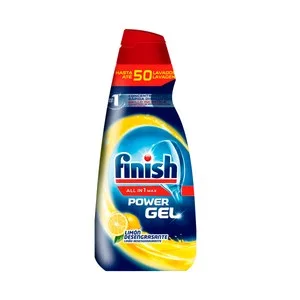 Finish Detergente Líquido para Lavavajillas Aroma Limón Finish 50 Lav.1 L. 1000 ML