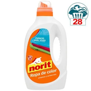Detergente Líquido Ropa de Color  Norit 27.96 Dosis