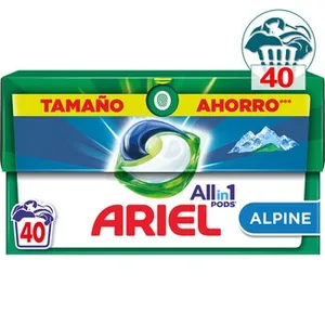 Detergente Máquina Líquido All In 1 Pods Alpes Ariel