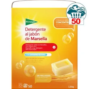 Detergente Polvo al Jabón de Marsella con Oxígeno Activo el Corte Ingles