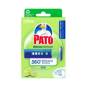 Pato Discos para WC Activos Aroma Lima Fresca Pato 6 Uds.