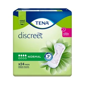 Tena Discreet Compresas Incontinencia Normal para Perdidas de Orina 24 Uds.